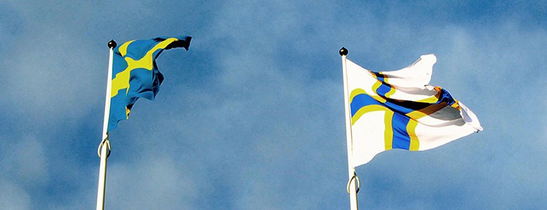 Flaggor finskt förvaltningsområde