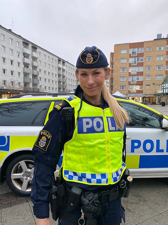 Ida Dehnisch är kommunpolis i Järfälla